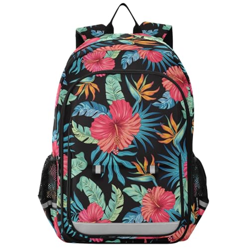Sac à dos ordinateur portable enfants soulageant le dos motif fleurs A1617