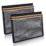 MAYJOYDIY 2 Pcs Boat Storage Mesh Bag 14