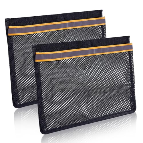 MAYJOYDIY 2 Pcs Boat Storage Mesh Bag 14