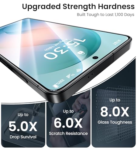 Image of Uyiton for Samsung Galaxy S26 Plus Screen Protector UnBreak-Glass | Ultrasonic Fingerprint Support Auto-Alignment Frame Scratch-Resistant Bubble-Free S26 Plus Screen Protector, 2 Pack