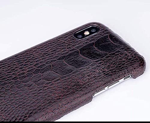 Protection arrière iPhone 11 antichoc en cuir véritable - 7