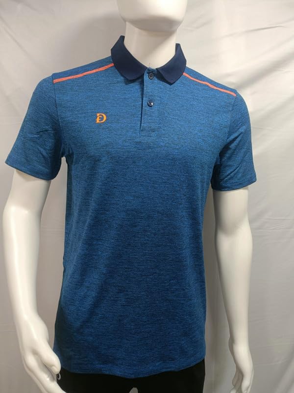 Image of Men's Dry Fit Casual Regular Fit Polo T-Shirt-M. Dot
