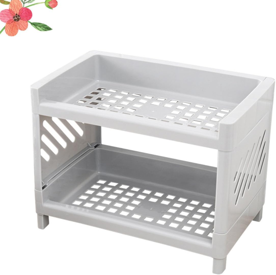 Garneck Kitchen Storage Rack Organizer Mini Double Layer for Cutlery image 5