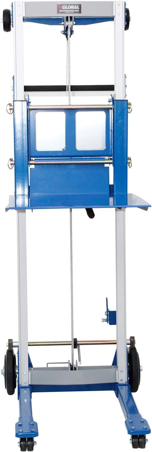 Global Industrial Lightweight Hand Operated Lift Truck, 500 Lb. Capacity Fixed Legs