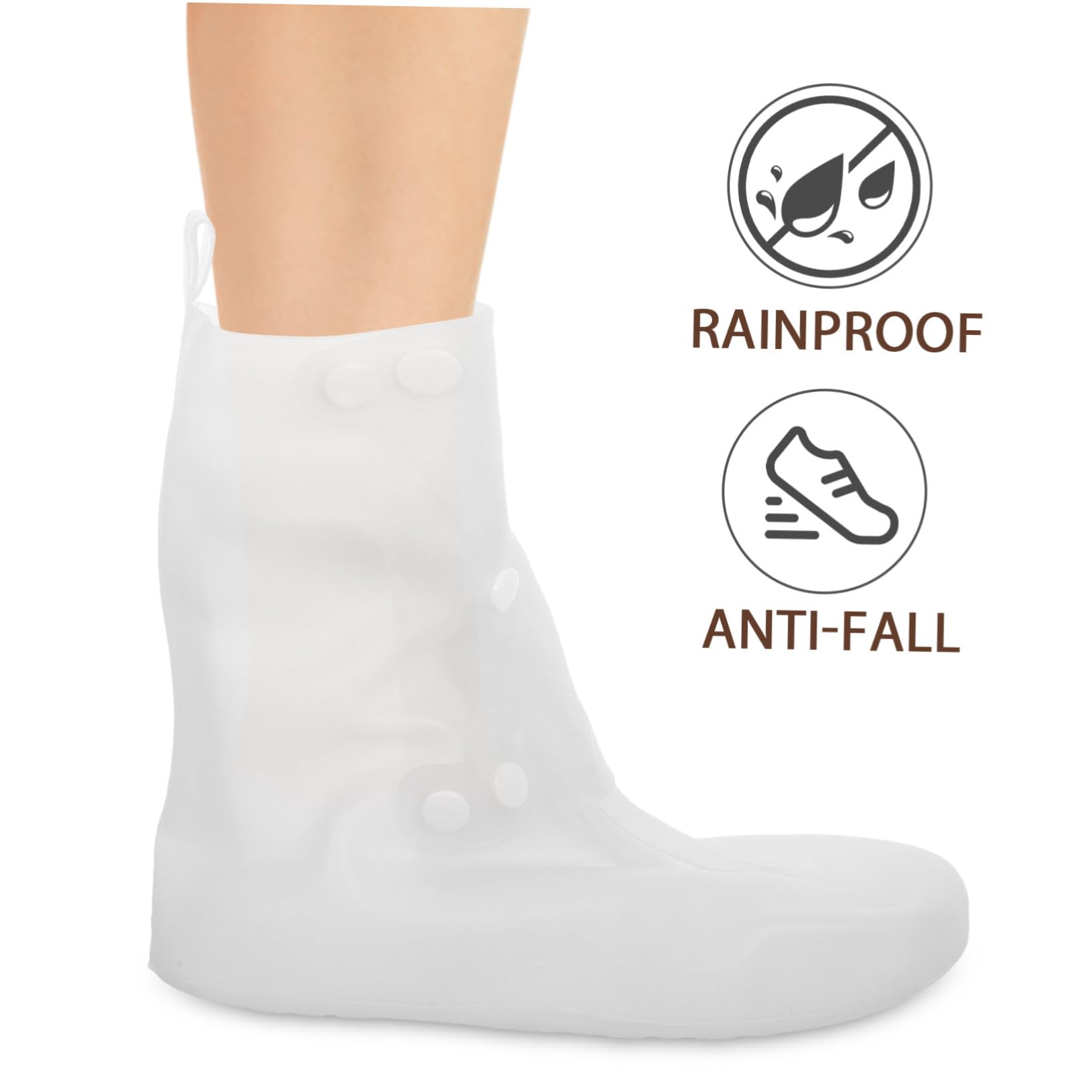 Holibanna 2 Pares De Fundas Impermeables Para Zapatos De Lluvia Para Hombre Antideslizantes Para Mujer Impermeables De Pvc Color