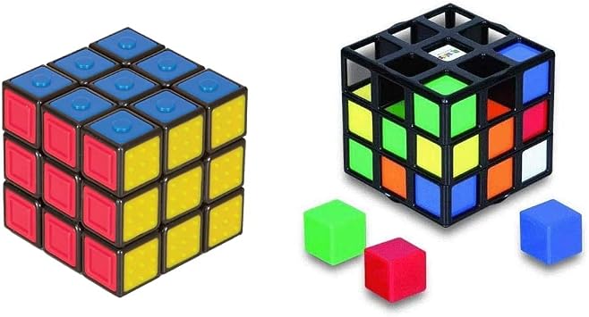 Official Licensed Product Rubiks Cube UD Universal Design Japan Toy Award 2021 Kyoto Toy Division Award & Rubiks Cage Rubiks Cage Japan Toy Award 2021 Communication Toy Division Excellence Award Set Purchase
