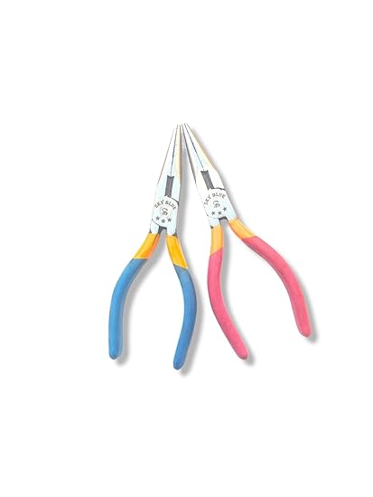 Sky Blue Multipurpose Prosfessional Home & Office, Shop Wire cutting Used Hand Tools Plier Kit ( 2 Piece ) SBE-119