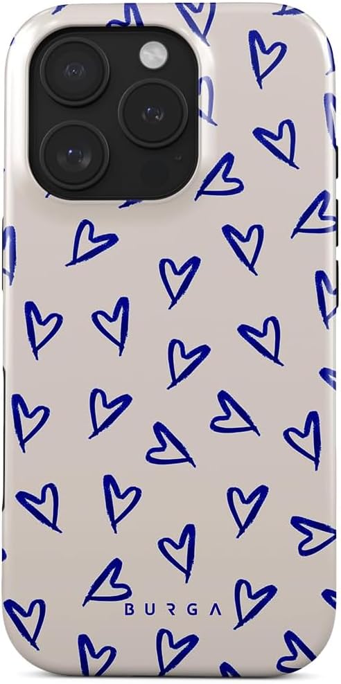BURGA Phone Case for iPhone 16 Pro Max - Cute, Trendy, Aesthetic, Pattern Phone Cover, Hard Shell Protection - fits Apple iPhone 16 Pro Max Case for Women and Men