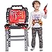 JOYIN 55 Pieces Workbench Tools Bench Toy Playset Kids Tool Work Shop Toy with Realistic Construction Tool and Accessories for Construction Workshop, Tool Bench Pretend Play