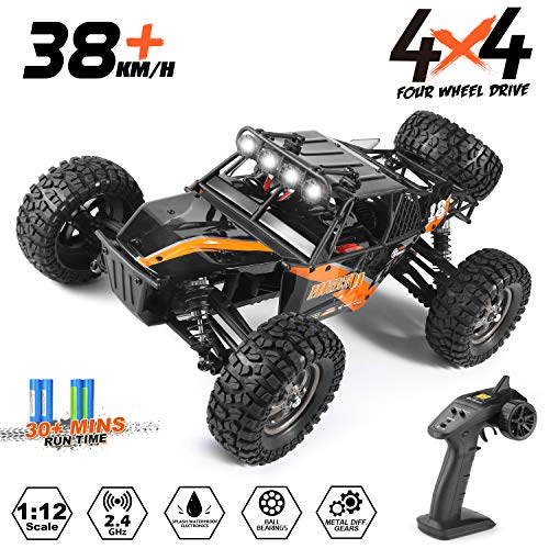 Remote Control Car,1:12 Scale 4x4 RC Cars Protector 38+ kmh High Speed, 2.4