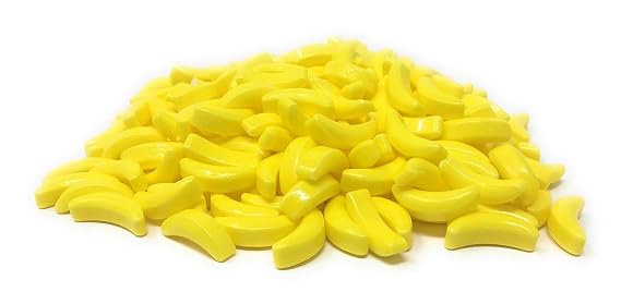 Candy Retailer Bananarama Banana Candy, 1 LB Bulk | Yellow Banana Flavored Hard Candy, Gumball Machine Refills, Candy Buffets, Party Favors, Gift Bags