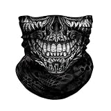 Seamless Neck Gaiter Shield Scarf Bandana Face Mask Seamless UV Protection for Motorcycle Cycling Riding Running Headbands