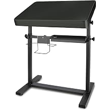 Tattoo Arm Rest Stand, Large Armrest Tattoo Equipment, Adjustable Height & Angle Tattoo Arm Rest, with PU Leather Soft Sponge Pad and Organizer
