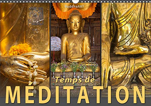 Temps de MEDITATION (Calendrier mural 2021 DIN A3 horizontal): Photos qui inspirent a la meditation (Calendrier mensuel, 14 Page