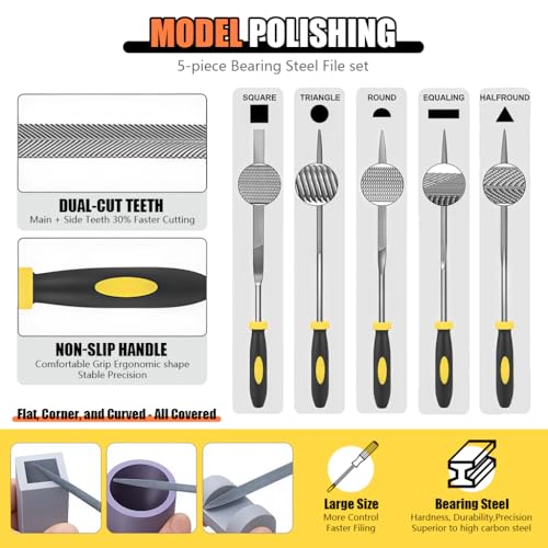 Image of Serplex 3D Printer Tool Kit with Storage Bag, Includes Scrapers, Tweezers, Pliers, Brushes, Nozzle Cleaning Tools, Wrenches &More, 3D Printer Repair Maintenance Kit