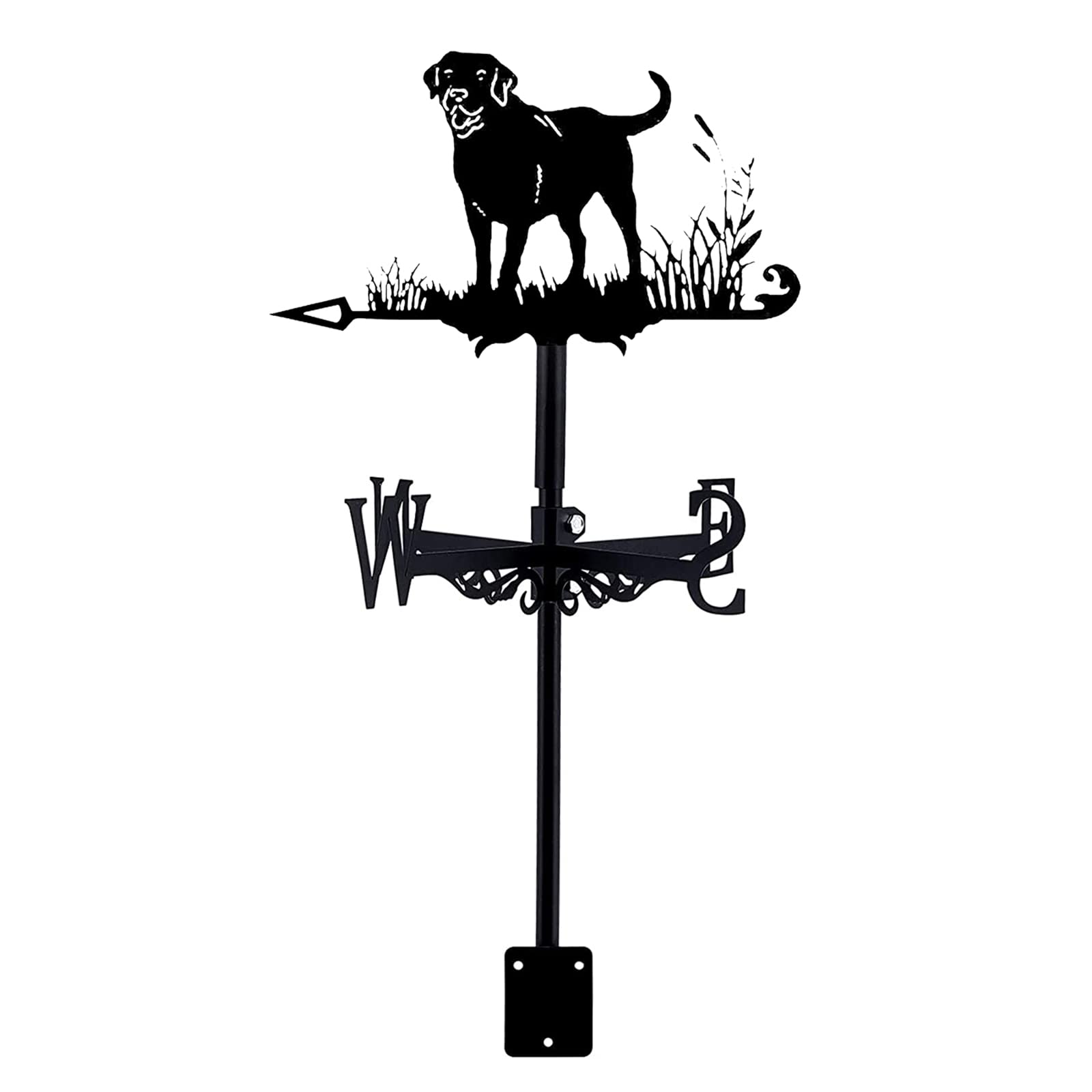 Indicateur de vent metal hound dachshund style art deco - 8