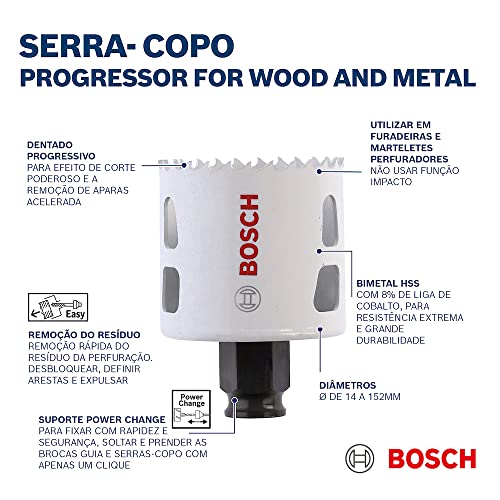Trépan Bosch Progressor 20 64 mm 9 pièces - vue 8