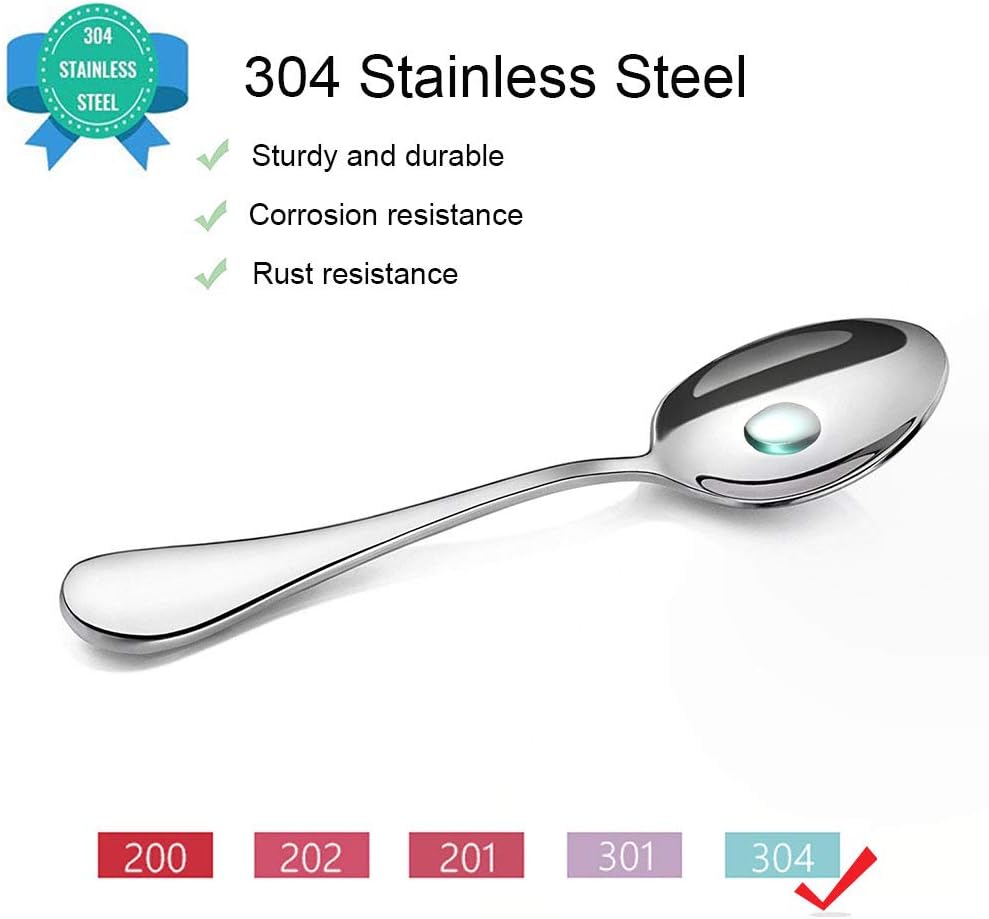 Nеw Dеаl SONGZIMING Demitasse Espresso Spoons, Mini Coffee Spoon, 18/10 Stainless Steel Small Spoons for Dessert, Tea,Set of 6
