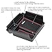 Vesul Center Console Armrest Storage Box Compatible with Alfa Romeo Giulia Sedan 2017 2018 2019 ABS Tray Insert Organizer Glove Pallet