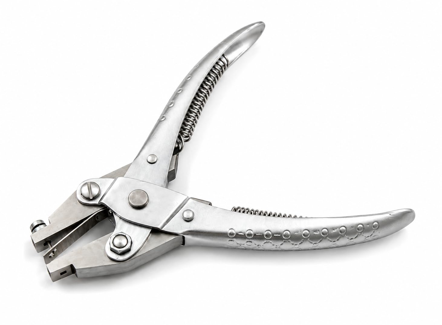 Parallel Action Round Metal Hole Punch Pliers 1mm Pin 140mm, Jewellery Wires Crafts Work