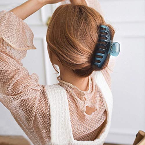 image for YMHPRIDE 6 Packs Hair Claw Clips Large Claw Clips for Women Non-Slip J