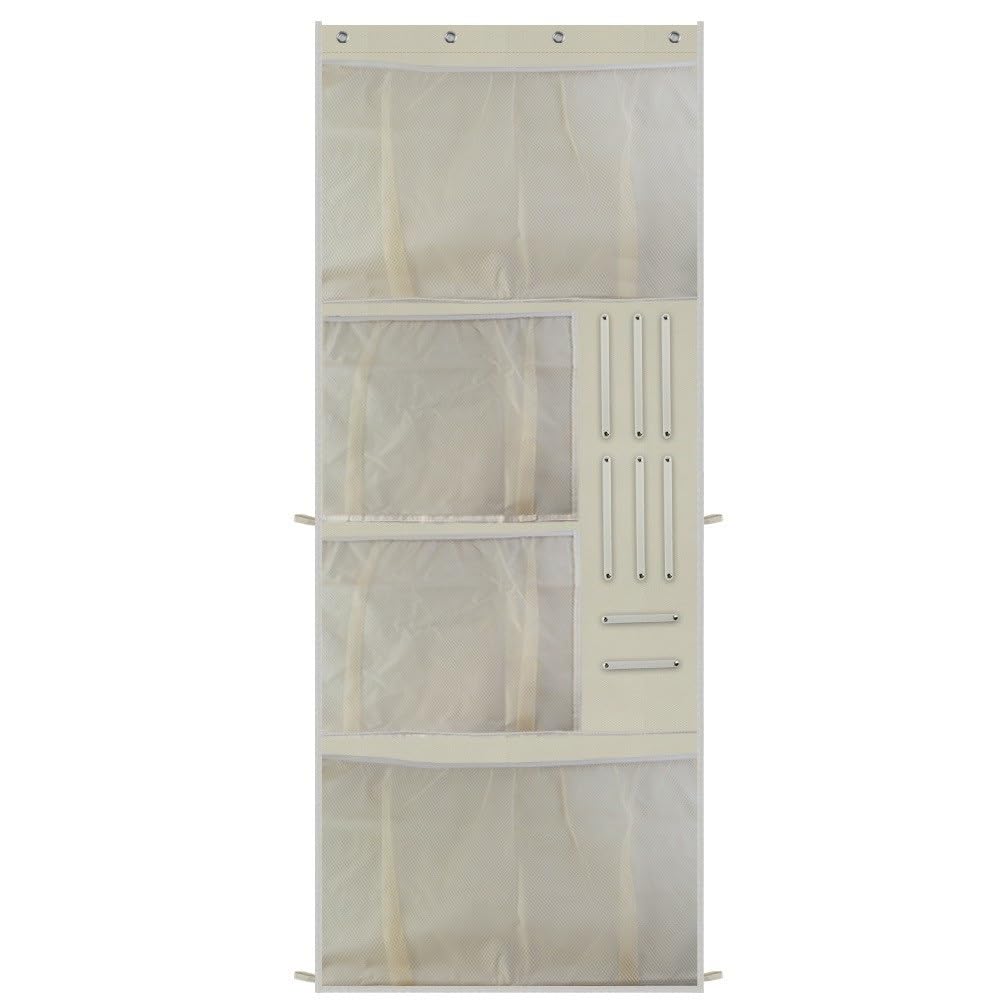Percha organizadora de juguetes de animales de peluche lavable con bolsillos de almacenamiento