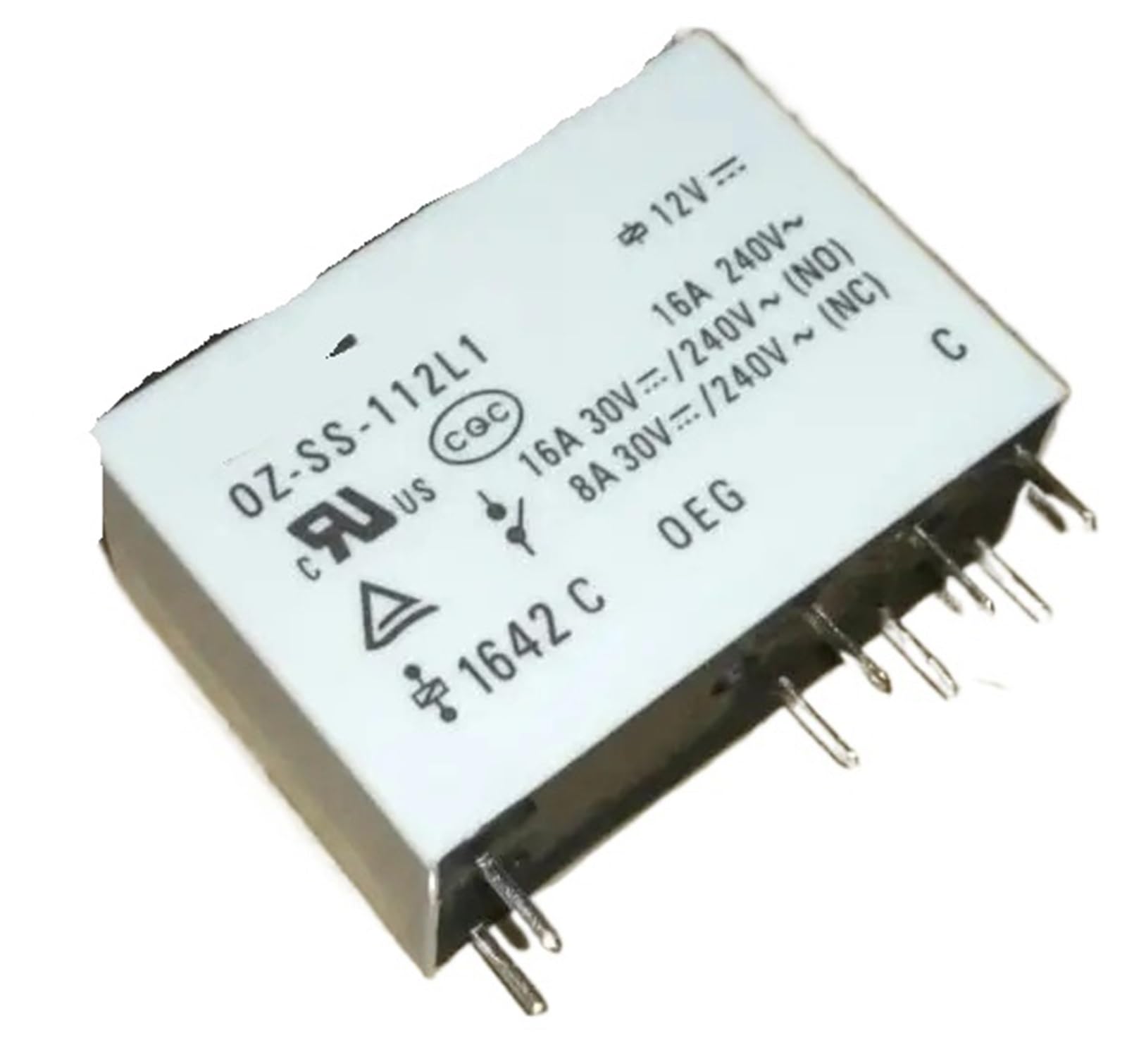 Relais électromécanique OZ-SS-124L 24V 16A pour cartes électroniques
