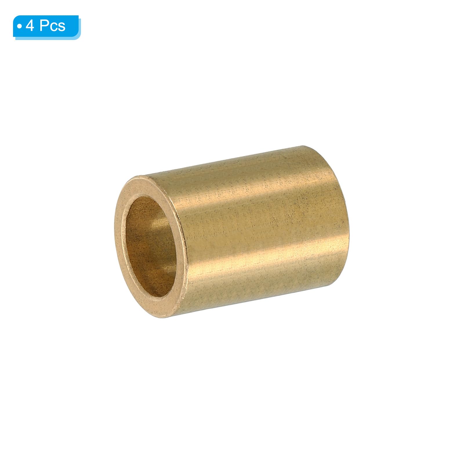 PATIKIL M14 Brass Spacers, 4 Pcs Metal Spacer Brass 14mm ID x 20mm OD x 28mm L Brass Spacers Screw Standoff for 5/9 Inch or M14 Screw - Image 3