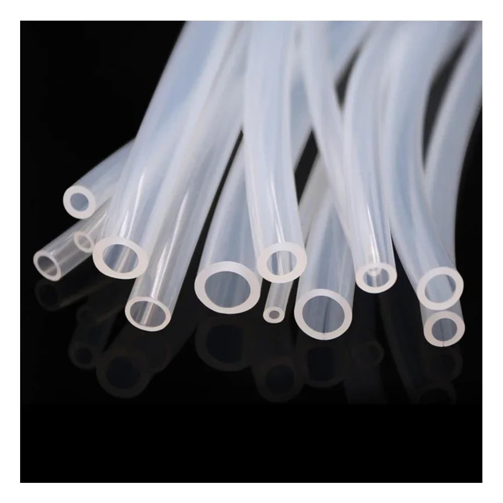 Tubo in Silicone Traslucido L 5 Metri X Diametro Interno 8 Mm X Diametro Esterno 12 Mm Tubo Flessibile per Acqua per Uso Alimentare Tubo dell'Aria per Il Trasferimento della Pompa