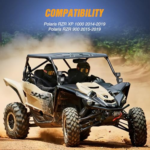 Image of Nilight Light Bar UTV A-Pillar Brackets for Polaris RZR XP 1000 2014-2019