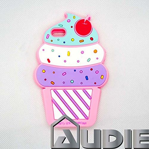 audie Cartoon Ice Gream 3D ice cream Soft Silicone back case cover For Smart Mobile Phones(Apple iPhone 6 Plus iPhone 6s Plus)