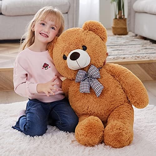 IKASA Giant Teddy Bear Soft Toys Stuffed Animals (78cm, brown)