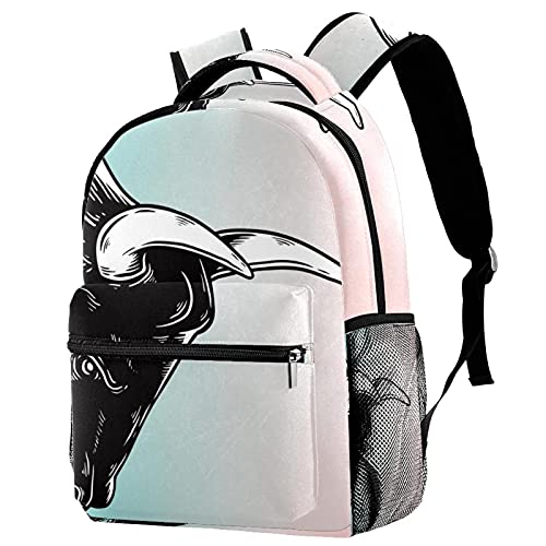 Sac à dos de voyage décontracté carlin multicolore pour homme et femme
