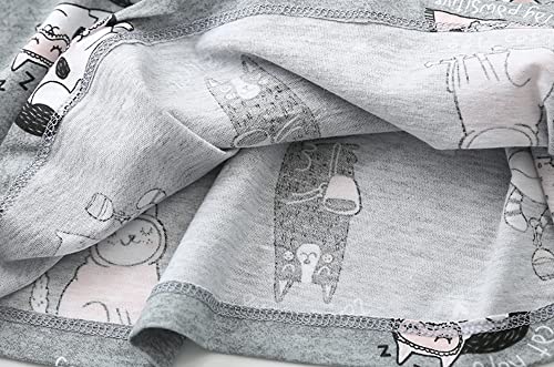Image of PNAEONG Women Pajama Set Sleepwear Tops with Capri Pants Casual and Fun Prints Pajama Sets