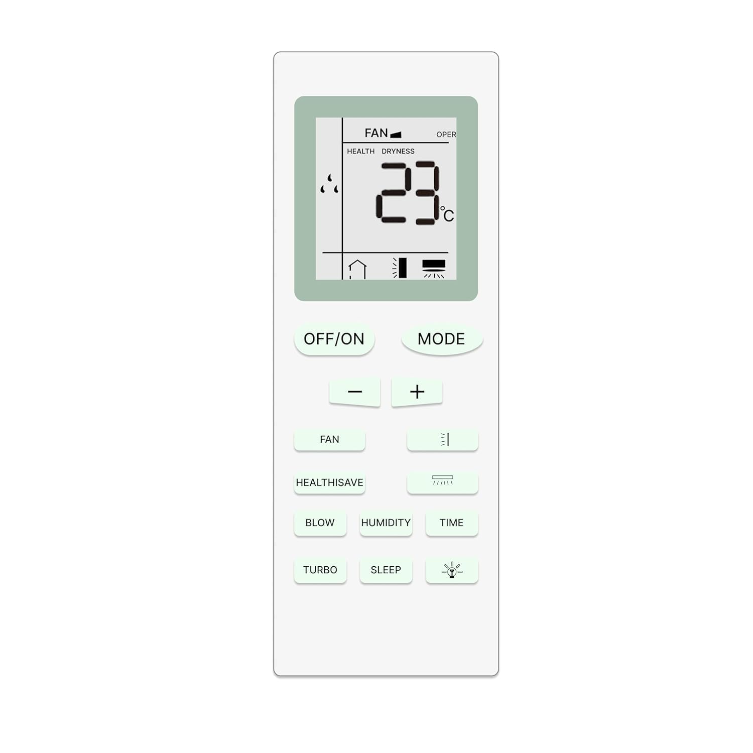 RAVIAD Compatible with Voltas AC Remote Replacement for 1, 1.5, 2 ton Split/Window Air Conditioner - Please Match The Original Remote (AC 18)-image-29