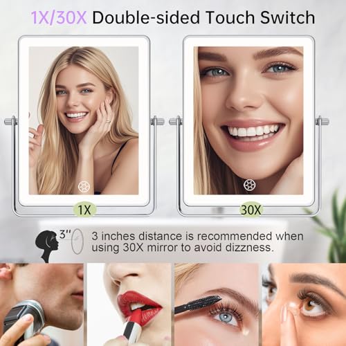Espejo de Maquillaje de Pared Recargable FASCINATE 8.7" miniatura 4