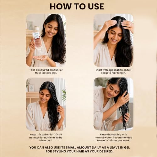Image of Pureus Herbals Flaxseed Conditioning Gel | Hibiscus, Methi & Rosemary | Conditioner for hair Frizz Control | 350ml