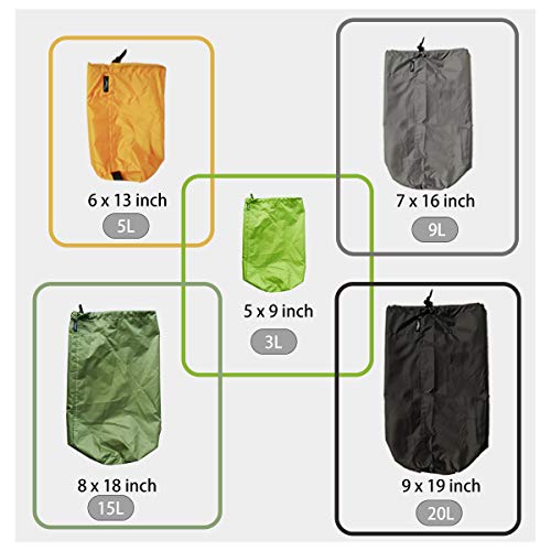 Frelaxy Stuff Sack 5-Pack