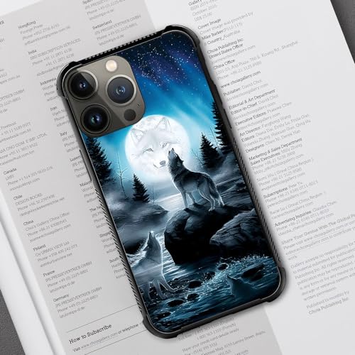 CARLOCA Compatible with iPhone 14 Pro Max Case,Star Howling Wolfs Graphic Design Shockproof Anti-Scratch Drop Protection Case for iPhone 14 Pro Max - image 7