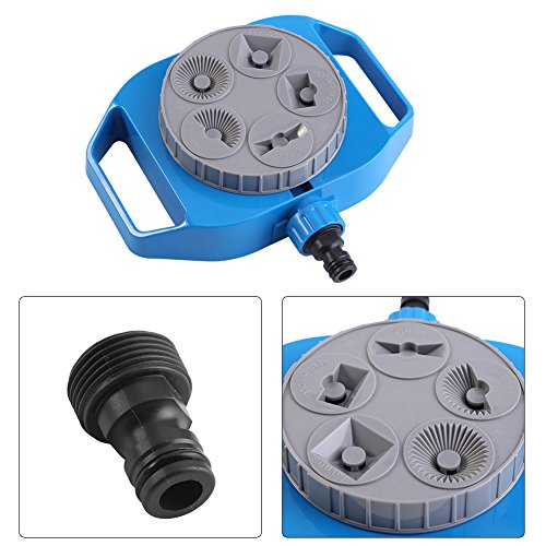 Sprinkler,Plastic Garden Pl Flowers Watering Sprinkler 5-Function Multi-Use Lawn Irrigation System #TOP3