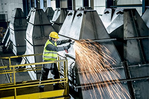 Metabo Akku-Winkelschleifer WPB 18 LTX BL 125 Quick (613075660) 18V, mit 2 LiHD Akkupacks (18 V/5,5 Ah), Ladegerät ASC 145, metaBOX 165 L, Scheiben-Ø: 125 mm, Leerlaufdrehzahl: 9000 /min – Bild 3