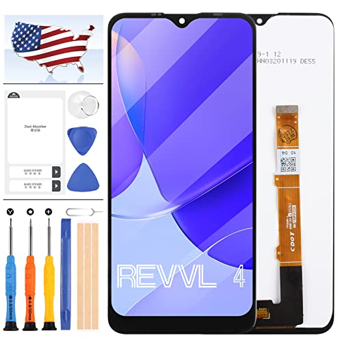 for T-Mobile Revvl 4 LCD Screen Replacement for T-Mobile Revvl 4 Screen 5007 5007W 5007Z LCD Display Touch Digitizer Assembly Repair Part Kit (Not for Revvl 4 Plus)