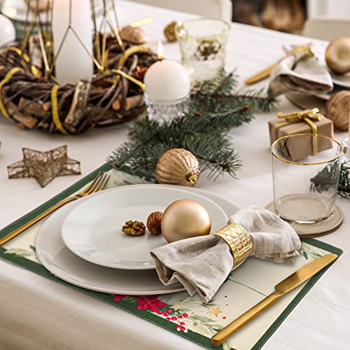 Set de table de Noël résistant à la chaleur pour protéger la table