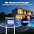 OnBeam Solar Bug Zapper Outdoor, 4500V Mosquito Zapper Waterproof Electric Fly Zapper Rechargeable Mosquito Killer Lamp with 10W Solar Panel, Cordless Fly Trap for Backyard, Patio, Garden, RV, Camping