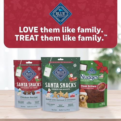 Blue Buffalo Santa Snacks Chicken Dog Treats, 4.5 oz - image 8