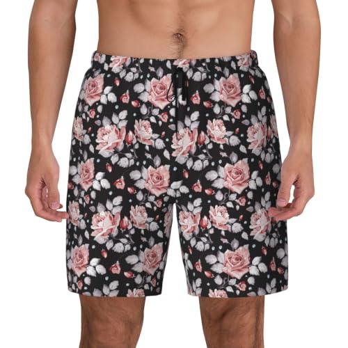 Short de bain respirant pour homme fini les irritations avec les fleurs roses