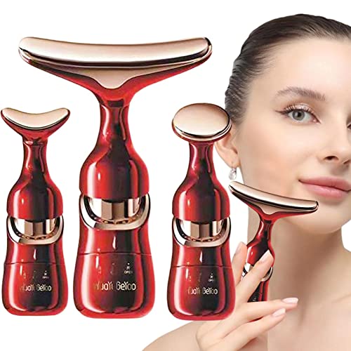 smashing Massaggiatore viso e collo, massaggiatore vibrante per viso, collo, fronte e occhi