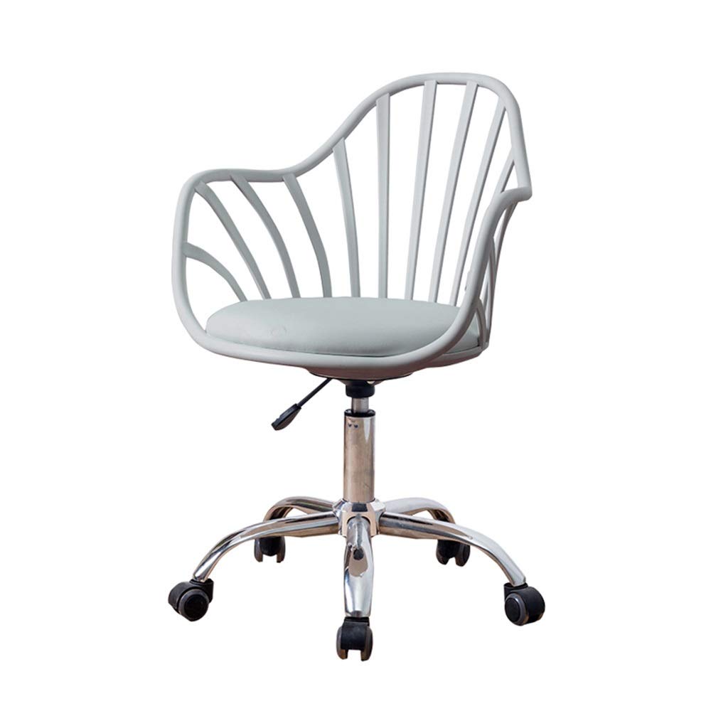 Chaise pivotante réglable avec dossier ergonomique ajouré pour ordinateur