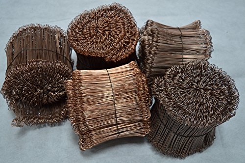 Preisvergleich Produktbild 5000 Drahtsackverschlüsse 1,0 X 120 (f. Weide, Zaun,Säcke,Beutel usw.)