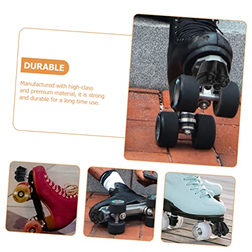 CLISPEED 6 Peças Freios De Pro Skate Ajustáveis ​​ Quádruplos Acessórios De Freio Paradas De Dedo Pl